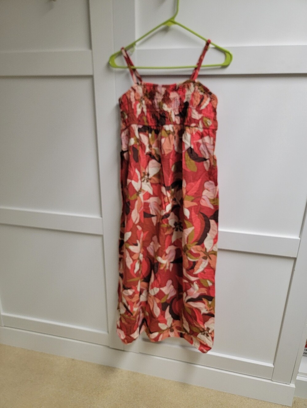 a new day Red Floral Maxi Dress